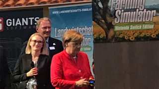 Just Angela Merkel, Playin' Some Farming Simulator